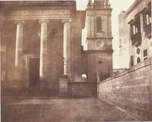 St. Pauls katedral, Valetta, Malta, med klokketårn, 1846 (bilde)