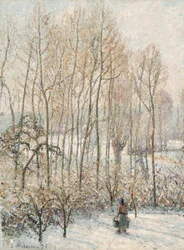 Morgensollys på snøen, Eragny-sur-Epte