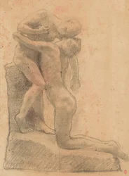 Çacountala, ca. 1888 (kullfarget og ombre på papir)