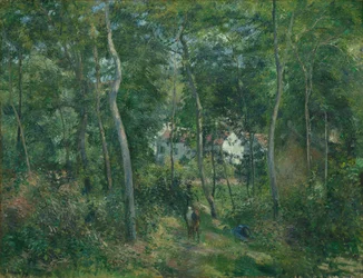 Edge of the Woods nær LHermitage, Pontoise, 1879.