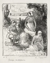 Gruppe av bønder, ca. 1896.