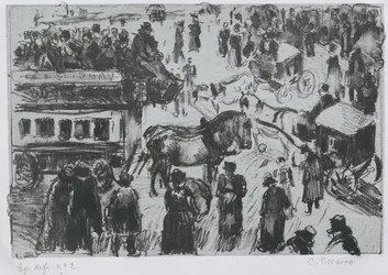 Place du Havre, i Paris, ca. 1897 (litografi på sink)