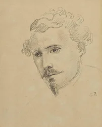 Selvportrett, ca. 1853.