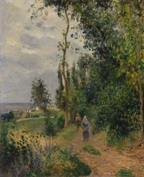Côte des Grouettes, nær Pontoise, sannsynligvis 1878.