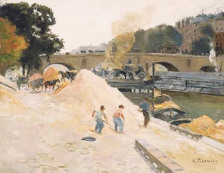 Pont-Marie sett fra Quai d#39;Anjou