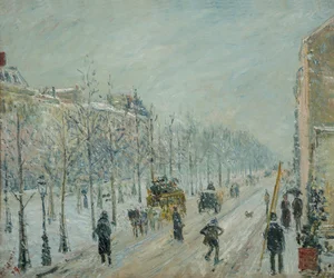 De ytre boulevardene. Snøeffekt