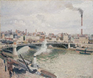 Morgen, en overskyet dag, Rouen, 1896.