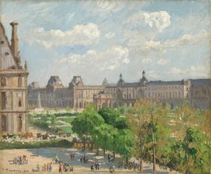 Place du Carrousel, Paris, 1900.