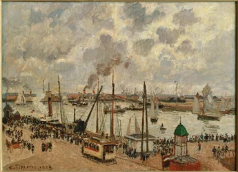 Port du Havre … (olje på lerret)