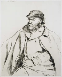 Portrett av Cezanne (delstat I)