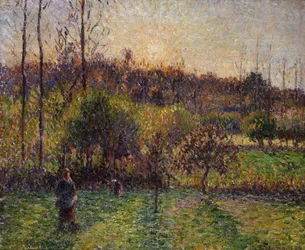 Oppgående sol ved Eragny, 1894.