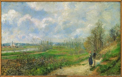 Kåldrivhus, nær Pontoise (olje på lerret)
