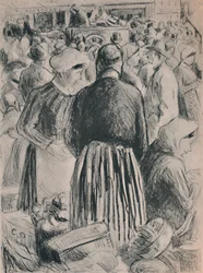 Markedet i Pontoise, 1895, 1946
