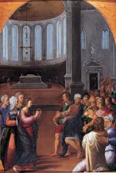 Kristus blant legene, 1550