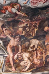 Siste dom, detalj (fresko)