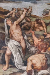 Siste dom, detalj (fresko)
