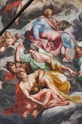 Siste dom, detalj (fresco)