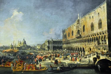 Mottakelse av den franske ambassadøren i Venezia