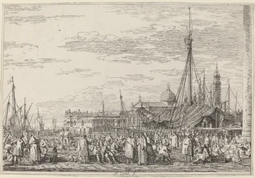 Markedet på Molo, ca. 17351746.