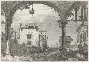 Portikoen med lykten, ca. 17351746.