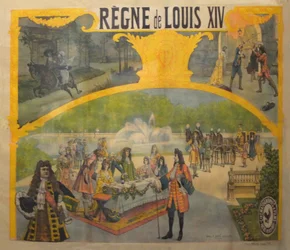 Plakat Ludvig XIVs regjeringstid 1904