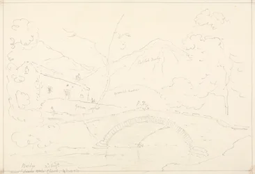 Bro nær Loweswater Church i Scale Hill, 2. august