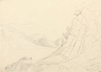 Fra Anglers Rock, Ennerdale Lake, 10. mai 1836
