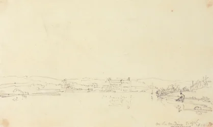 På medinaen nær Cowes, Isle of Wight