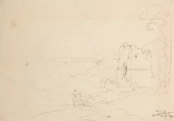 Ruinene av Walton Church, Clevedon, 6. september 1845