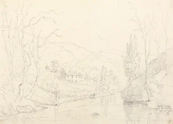 Rydal hytte fra broen, 8. februar 1836