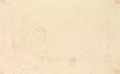 Skisse av Mr. Wards sommerhus, Isle of Wight