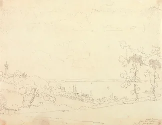 West Cowes fra Mrs. Baily's, 8. juli 1826
