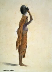 En Purwari-kvinne, India
