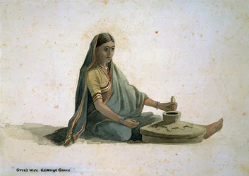 Syces kone, maler korn, India