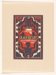 Kunngjøring for messe Utrecht 1917