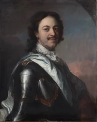 Livsportrett av keiser Peter I den store 1672-1725