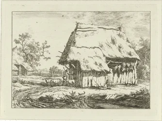 Hyrde ved en sauefjøs Landskap (1–6) (serietittel)