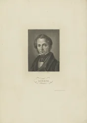 Portrett av kjemikeren Justus von Liebig, ca. 1840.