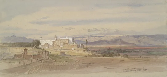 Romersk landskap med San Giovanni in Laterano