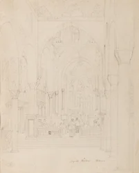 Sicilia: Palatinerkapellet, Palermo, ca. 1850