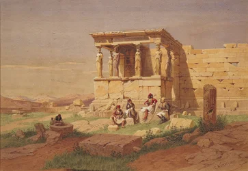 Erechtheion. Karyatidenes veranda, 1877