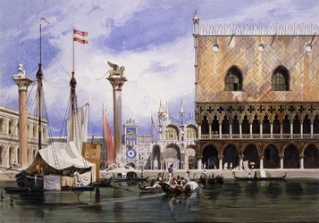 Piazzetta di San Marco, Venezia, 1839
