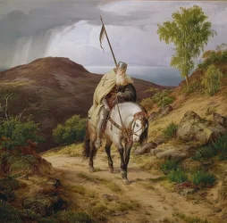 Hjemvendende korsfarer. 1835