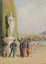 I hagen til Schönbrunn slott i Wien