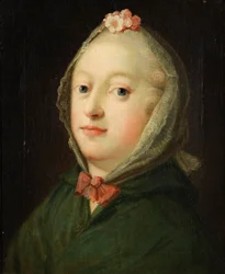 Louise, dronning av Danmark, ca. 1750