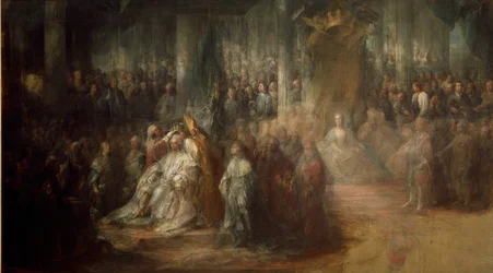 Kroningen av Sveriges kong Gustav III (1746-92)