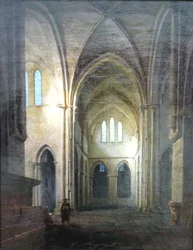 Klosterkirken Riddagshausen / Interiør av en gotisk kirke