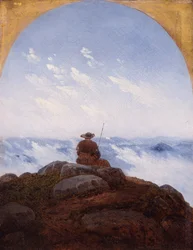 Vandrer på fjelltoppen, 1818