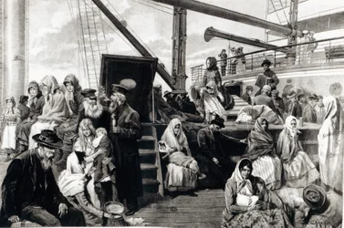 Steerage-passasjerer som emigrerte til USA fra Tyskland, 1899