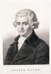 Joseph Haydn (1732-1809) gravert av F.A. Andorff